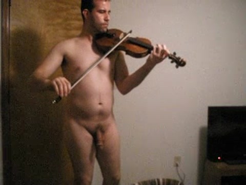 LifeOUT.com Gay Video // Nude Violin Playing